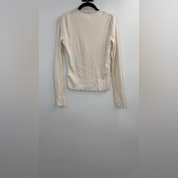 Madewell Lettuce-Hem V-Neck Cardigan - Picture 6 of 7